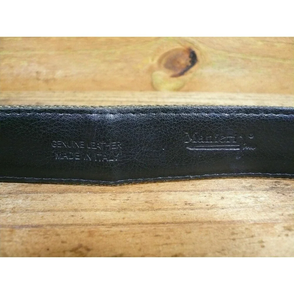 Manieri Genuine Leather Women's Belt 90/105 - Made in Italy